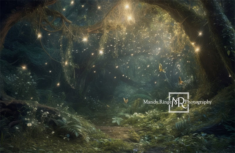 Kate Spring Fairy Forest Night Backdrop Designed by Mandy Ringe Photography - Image 5