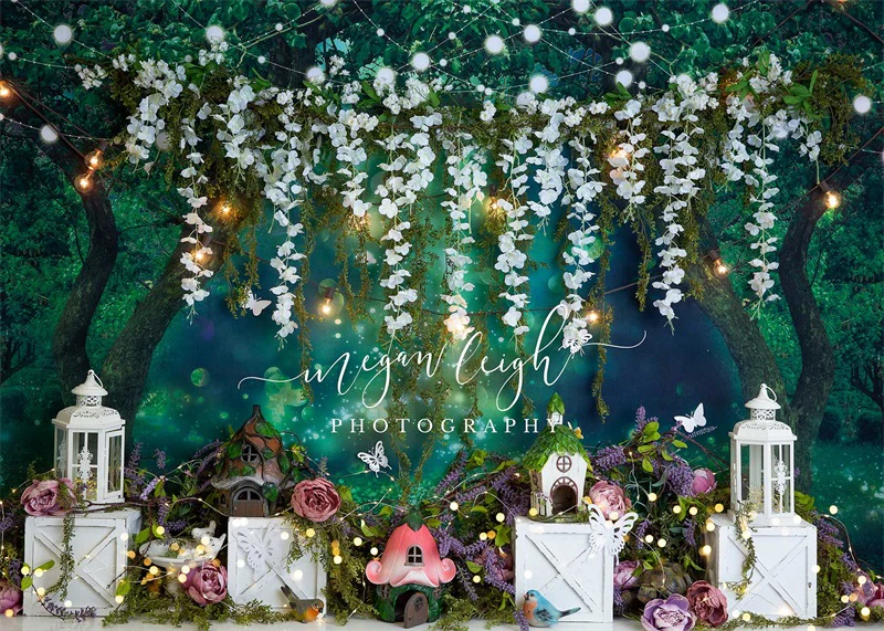 Kate Fairy Garden Forest Backdrop Designed by Megan Leigh Photography - Image 2
