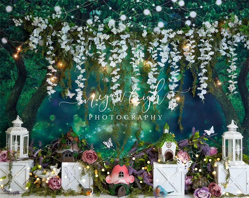 Kate Fairy Garden Forest Backdrop Designed by Megan Leigh Photography - Image 4