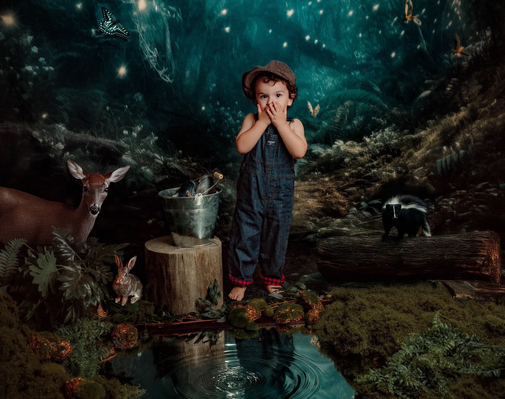 Kate Fairy Night Backdrop+Forest Floor Backdrop Designed by Mandy Ringe Photography - Image 4