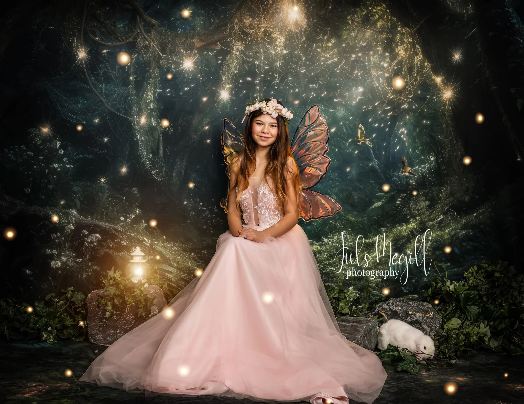 Kate Fairy Night Backdrop+Forest Floor Backdrop Designed by Mandy Ringe Photography - Image 6