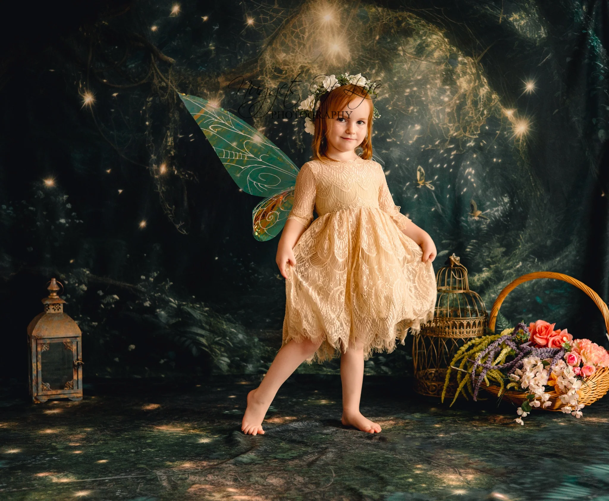 Kate Fairy Night Backdrop+Forest Floor Backdrop Designed by Mandy Ringe Photography - Image 8