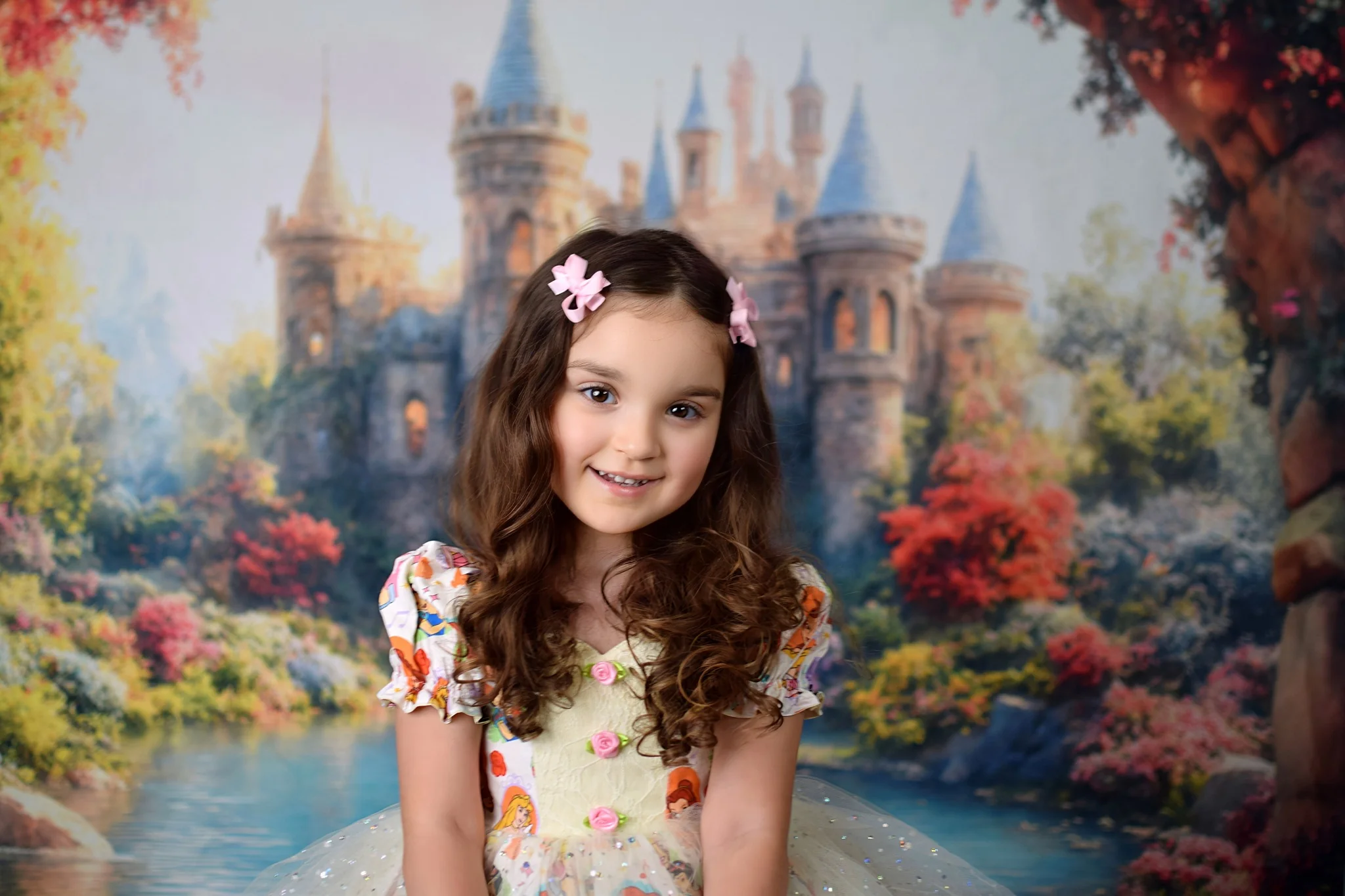 Kate Fairy Tale Castle Arch Garden Backdrop Designed by Emetselch - Image 7