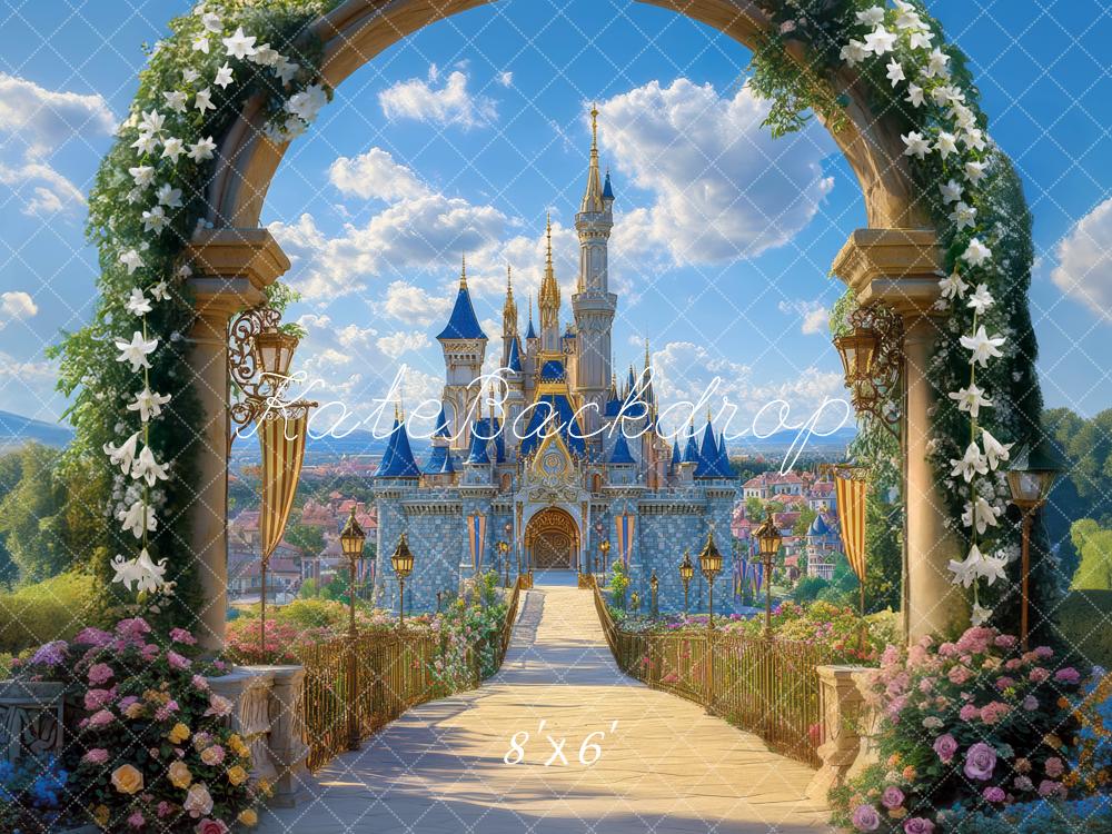 Kate Fairy Tale Castle Arch Path Backdrop Designed by Mini MakeBelieve - Image 4