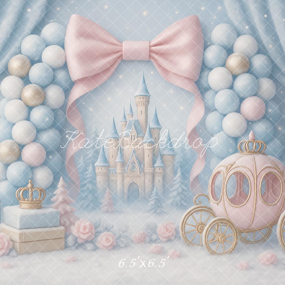Kate Fairy Tale Castle Princess Carriage Backdrop Designed by Ashley Paul - Image 2
