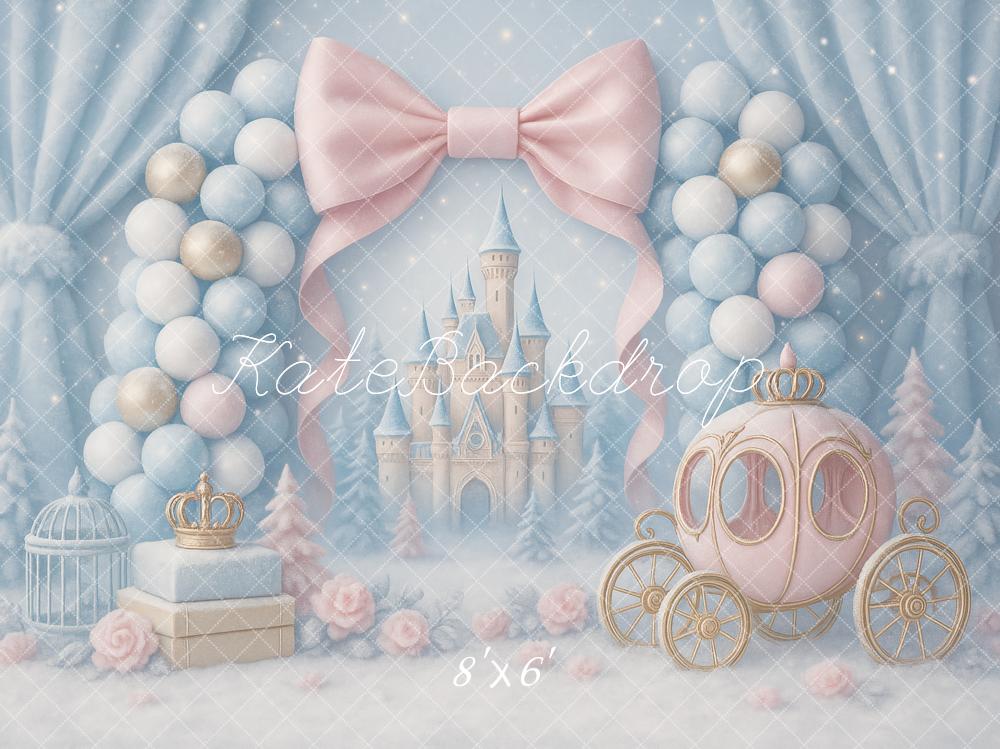 Kate Fairy Tale Castle Princess Carriage Backdrop Designed by Ashley Paul - Image 3