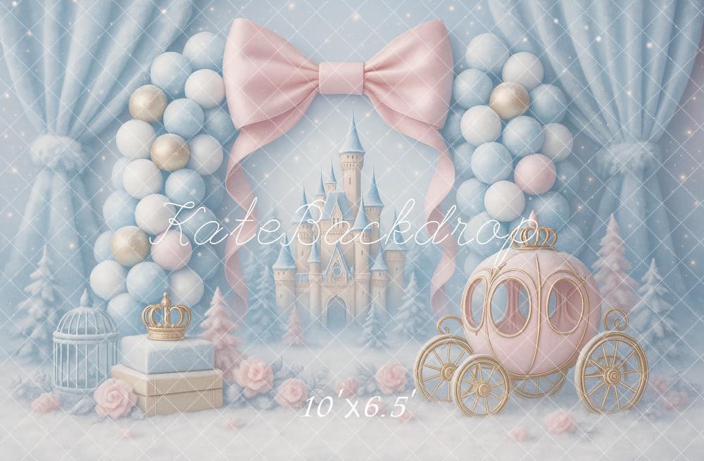 Kate Fairy Tale Castle Princess Carriage Backdrop Designed by Ashley Paul - Image 4