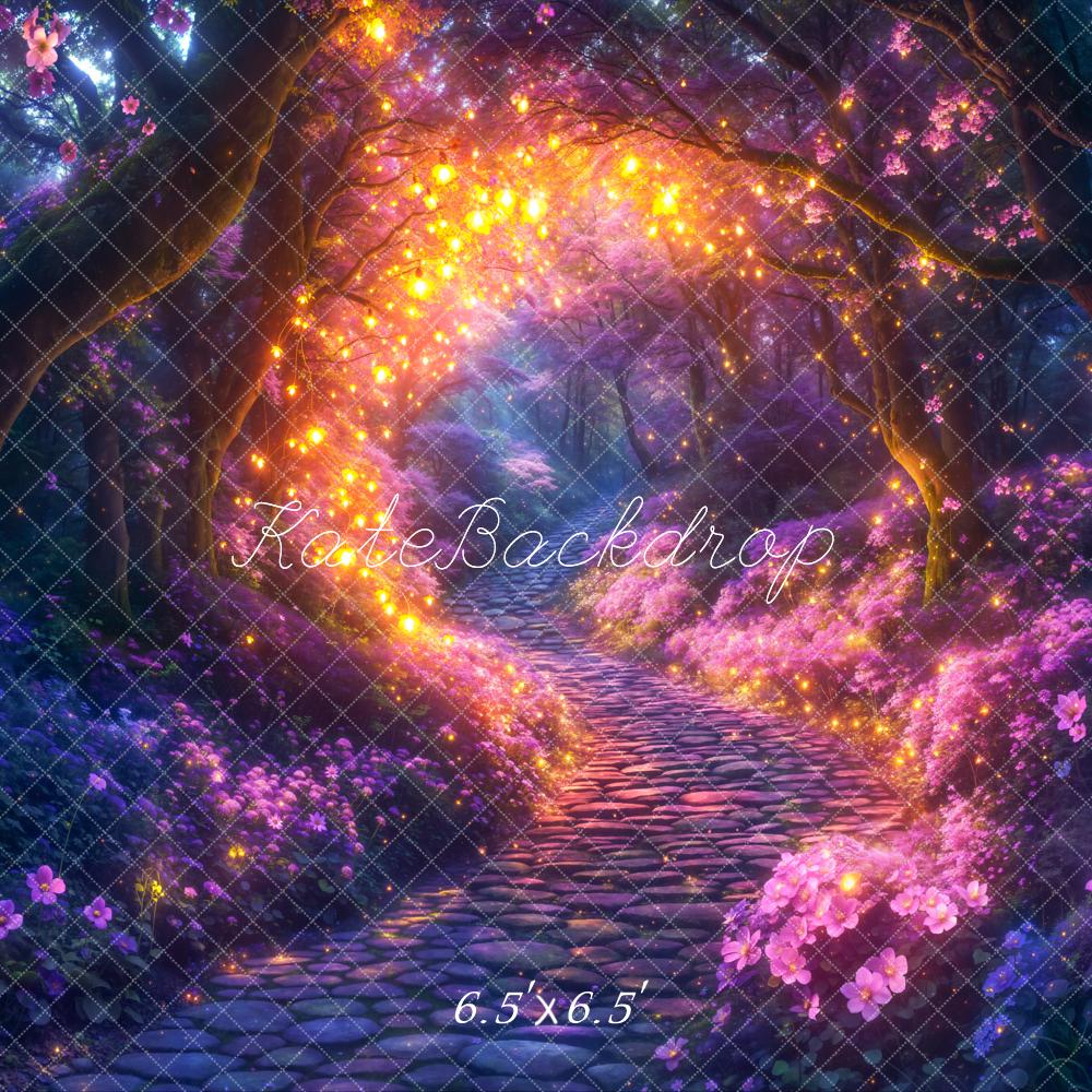 Kate Fairy Tale Fantasy Forest Lights Backdrop Designed by Chain Photography - Image 2