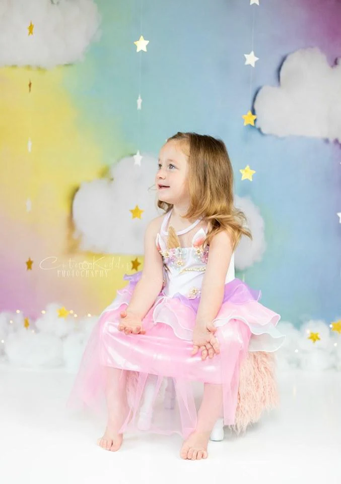 Kate Fantasy Background with Clouds Backdrop for Photography Designed by Megan Leigh Photography - Image 3