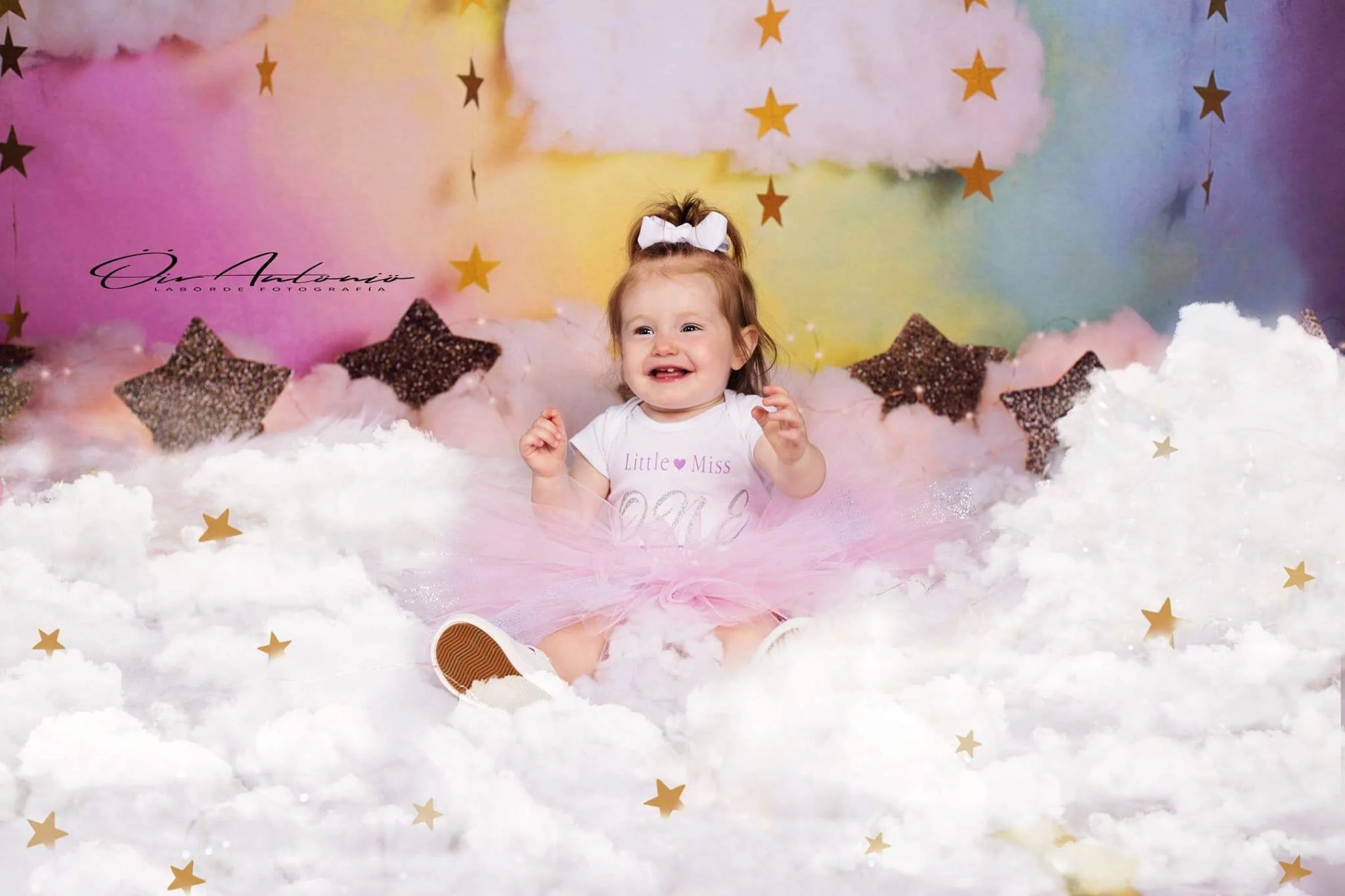 Kate Fantasy Background with Clouds Stars Backdrop for Photography Designed by Megan Leigh Photography - Image 5