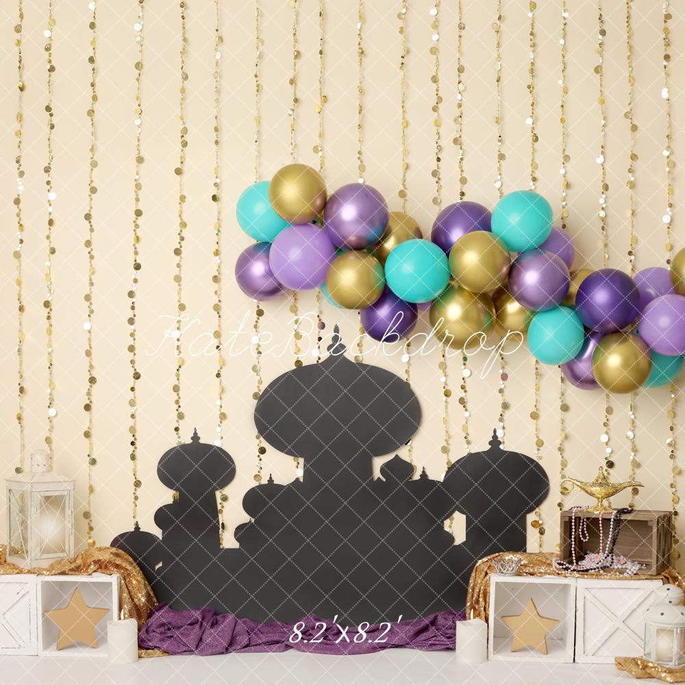 Kate Birthday Fantasy Balloons Backdrop Designed by Melissa King - Image 6