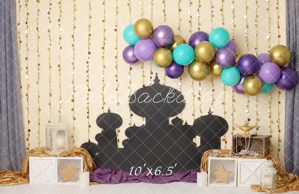Kate Birthday Fantasy Balloons Backdrop Designed by Melissa King - Image 7