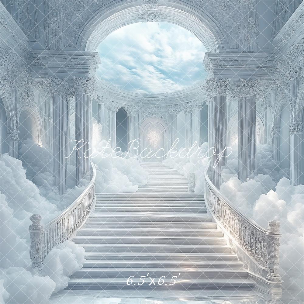 Kate Fantasy Cascading Stairs Cloud Backdrop Designed by Mini MakeBelieve - Image 2