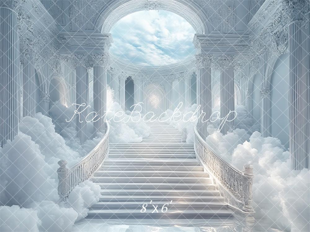 Kate Fantasy Cascading Stairs Cloud Backdrop Designed by Mini MakeBelieve - Image 3