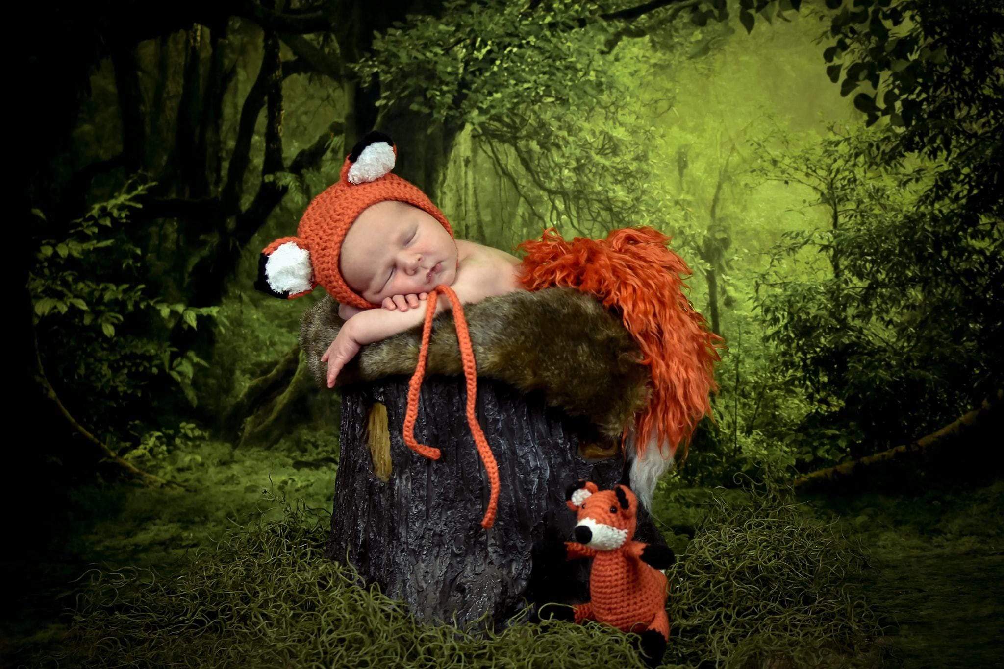 Kate Fantasy Deep forest Sunshine Backdrops for Photography - Image 4