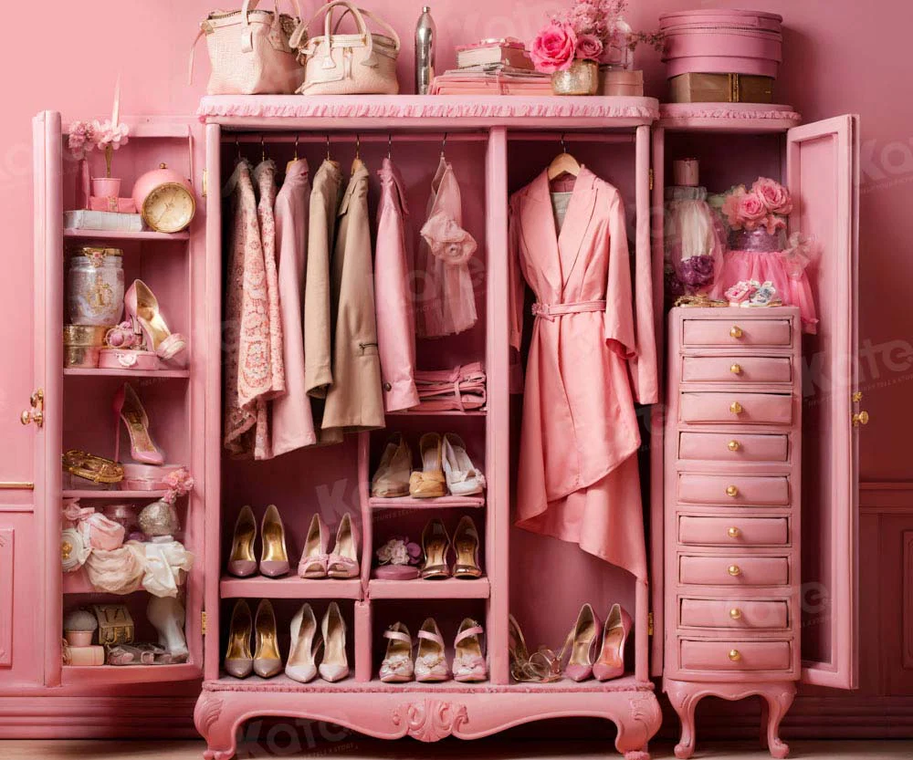 Kate Fantasy Doll Pink Closet Lady Backdrop Designed by Emetselch - Image 3