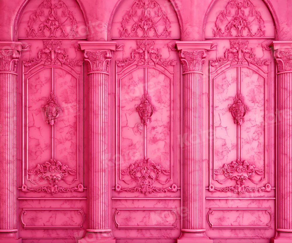 Kate Fantasy Doll Pink Wall Backdrop for Photography - Image 3
