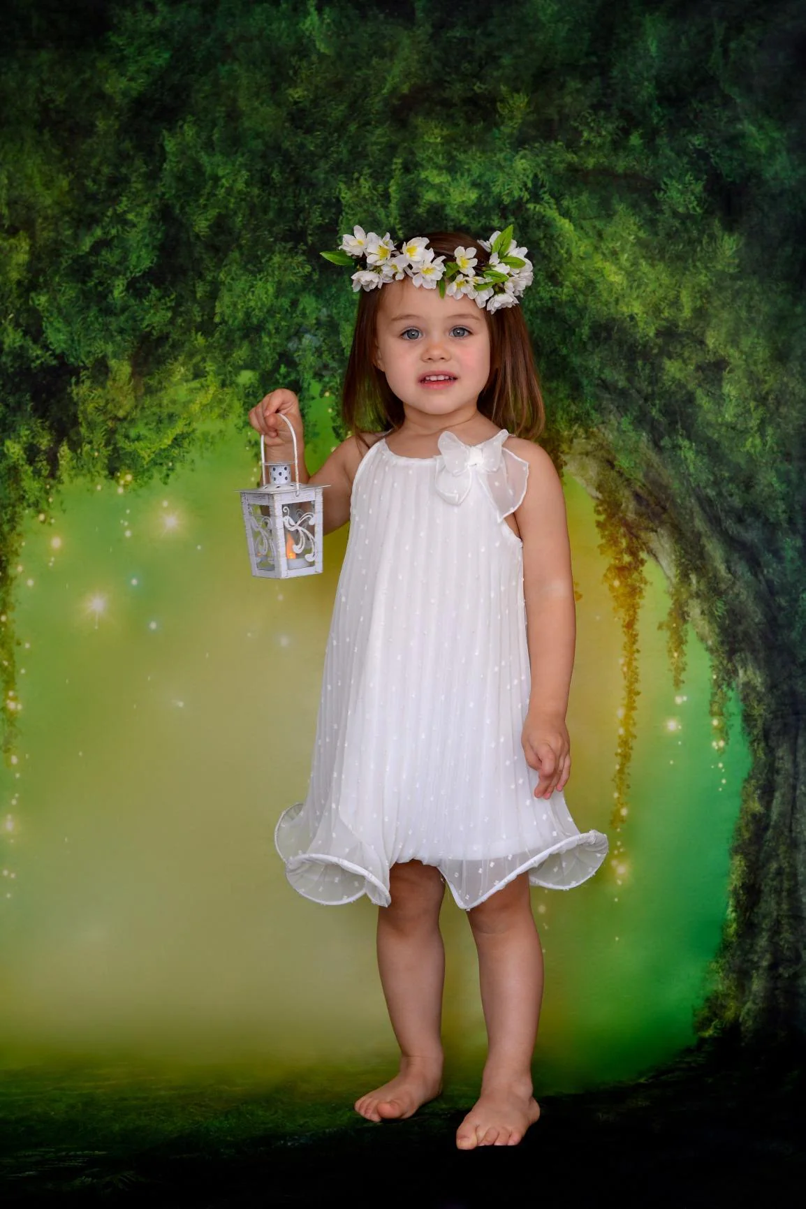 Kate Fantasy Forest Scenery Circle Tree Backdrop for Children Photography - Image 4