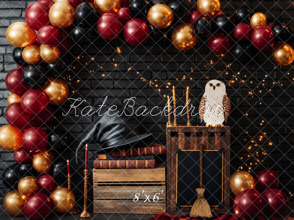 Kate Fantasy Magic Hat Wizard Party Balloon Backdrop Designed by Patty Robert - Image 3
