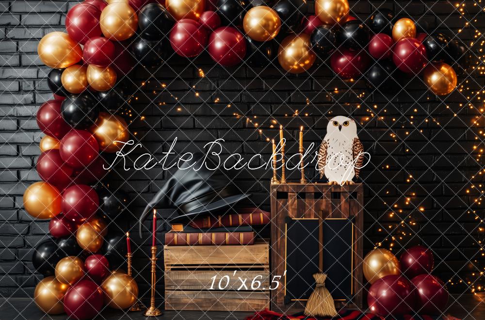 Kate Fantasy Magic Hat Wizard Party Balloon Backdrop Designed by Patty Robert - Image 4