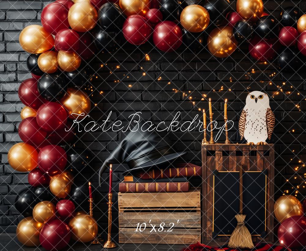Kate Fantasy Magic Hat Wizard Party Balloon Backdrop Designed by Patty Robert - Image 5