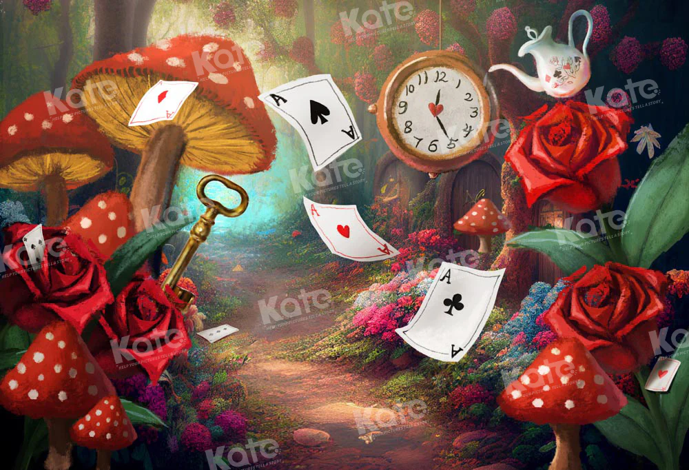 Kate Fantasy Mushroom Forest Backdrop Designed by Chain Photography - Image 2