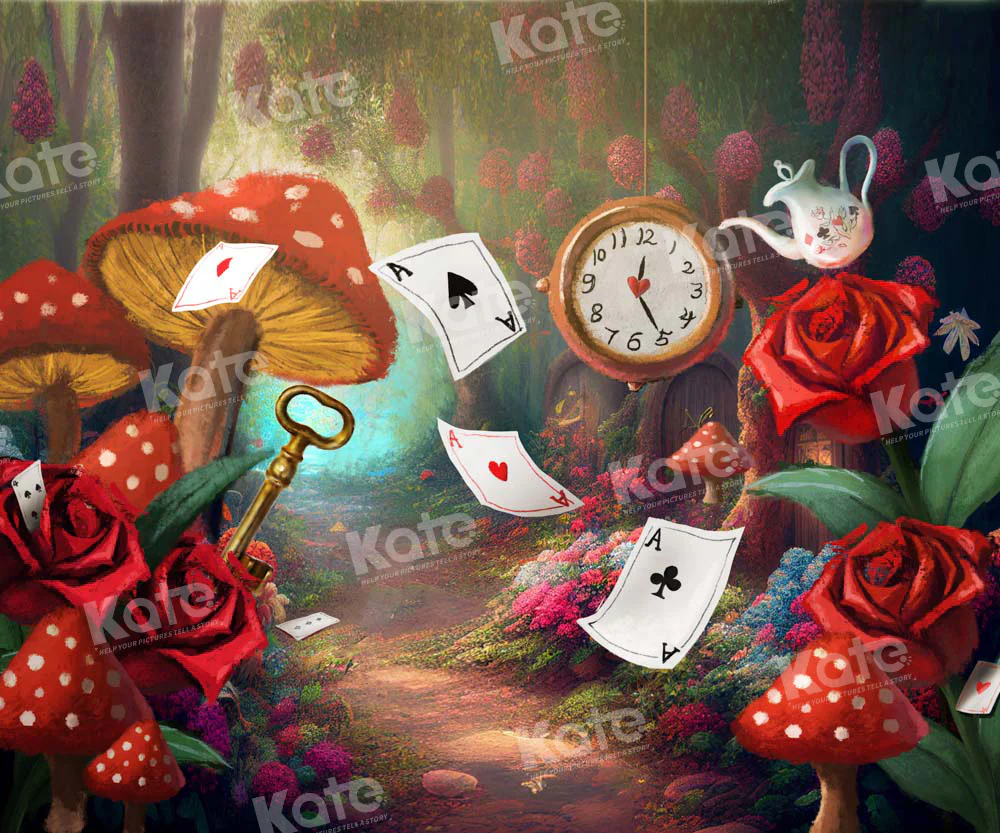 Kate Fantasy Mushroom Forest Backdrop Designed by Chain Photography - Image 4