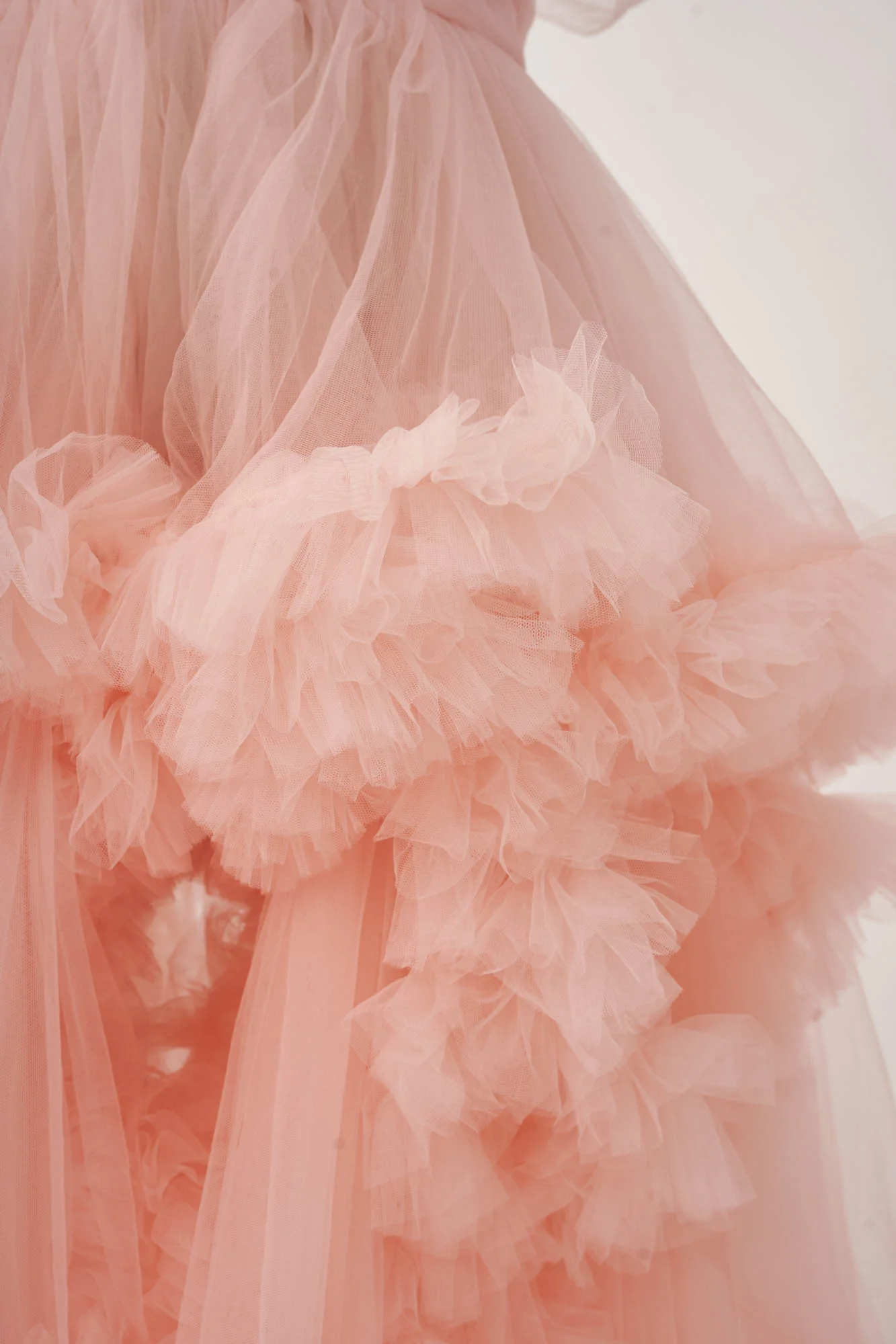 Kate Fantasy Pink Lace Maternity Photoshoot Dress - Image 8