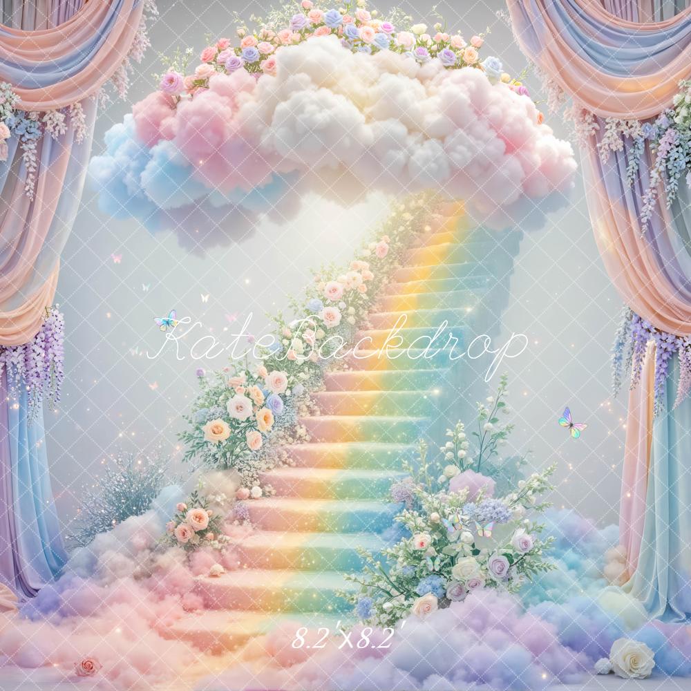 Kate Fantasy Rainbow Staircase Cloud Backdrop Designed by Mini MakeBelieve - Image 5