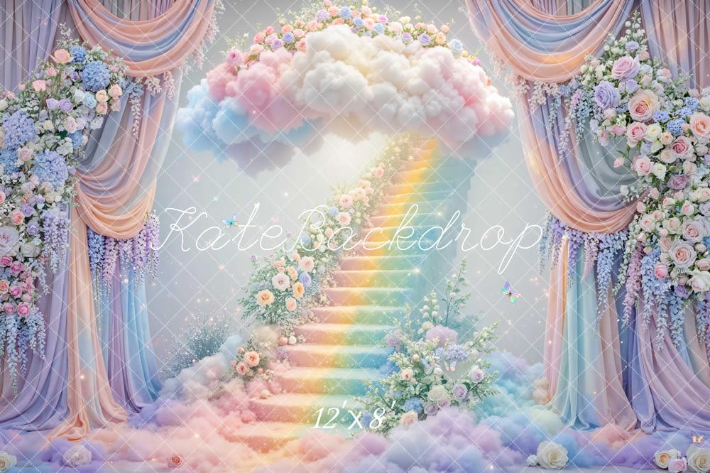 Kate Fantasy Rainbow Staircase Cloud Backdrop Designed by Mini MakeBelieve - Image 8