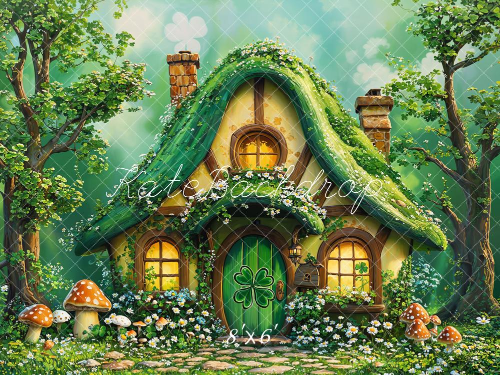 Kate Fantasy Shamrock Cottage Backdrop Designed by Emetselch - Image 3