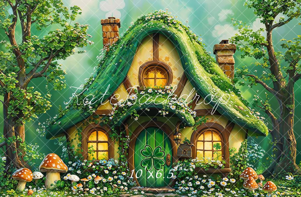 Kate Fantasy Shamrock Cottage Backdrop Designed by Emetselch - Image 4
