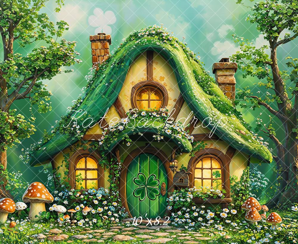 Kate Fantasy Shamrock Cottage Backdrop Designed by Emetselch - Image 5