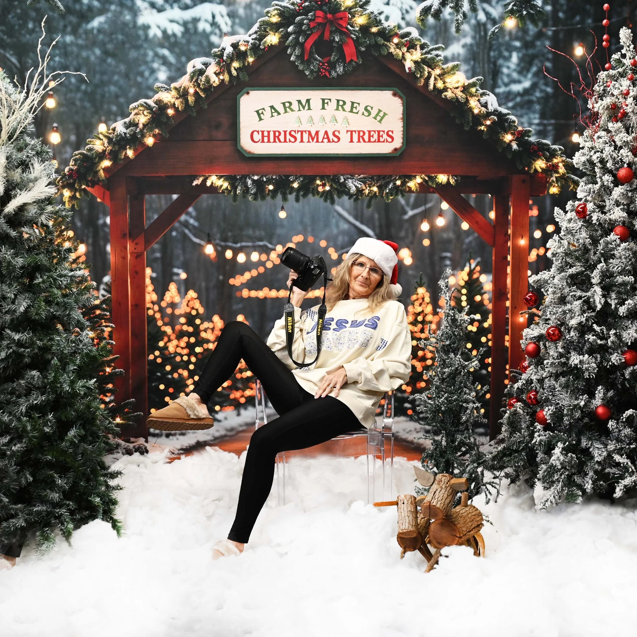 Kate Farm Fresh Christmas Trees Backdrop Designed by Emetselch - Image 3
