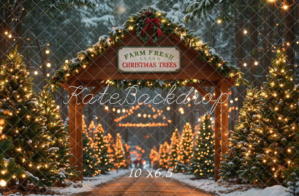 Kate Farm Fresh Christmas Trees Backdrop Designed by Emetselch - Image 6