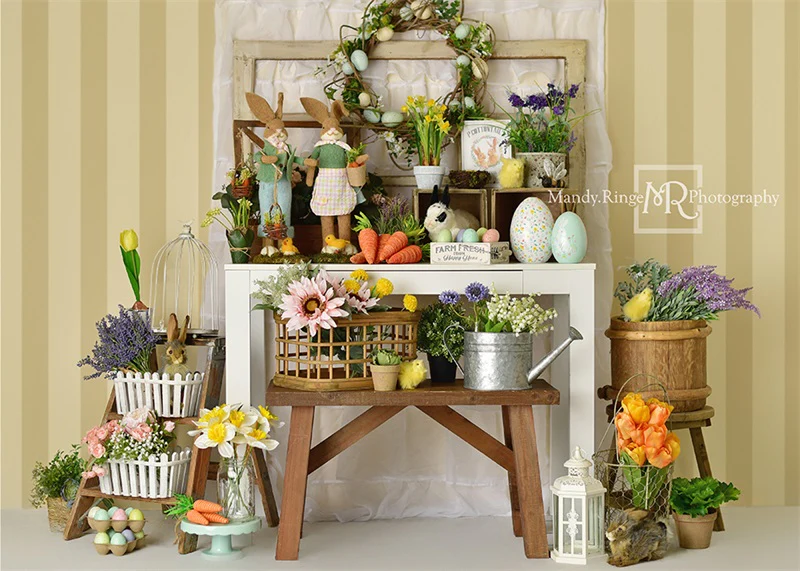 Kate Farmhouse Easter Backdrop Designed by Mandy Ringe Photography - Image 2