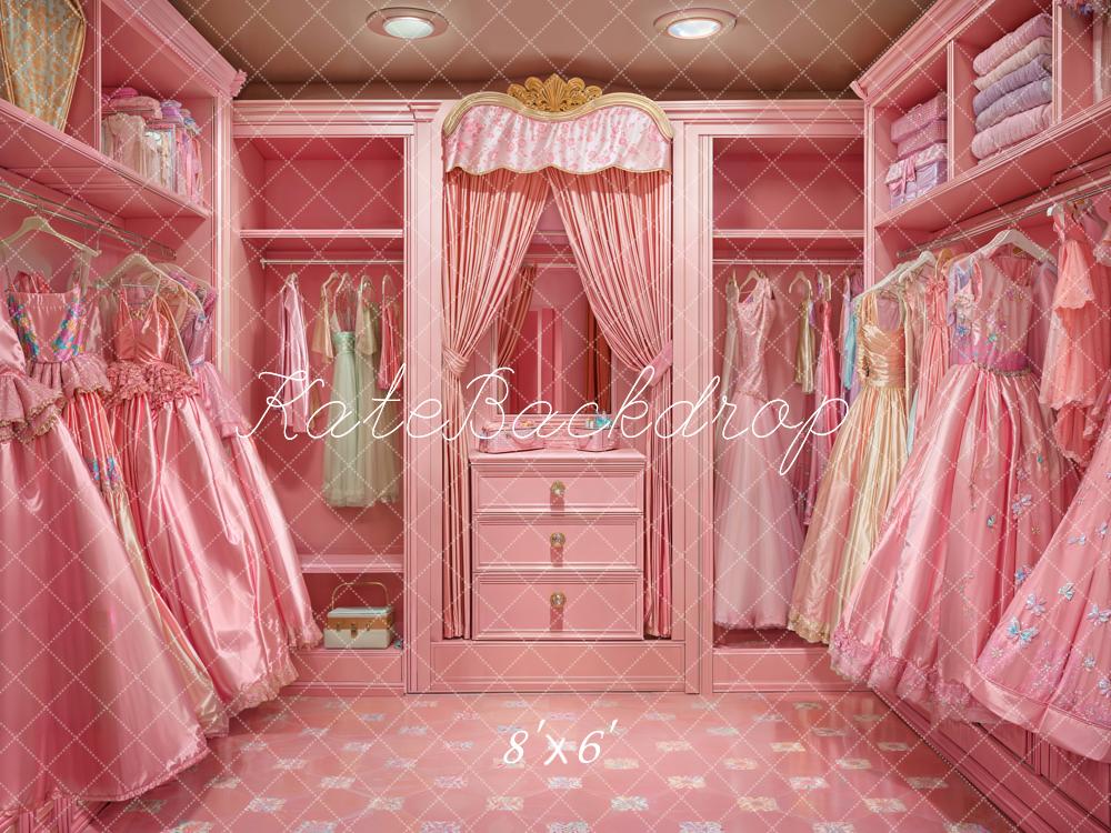 Kate Fashion Doll Pink Closet Dress Backdrop Designed by Emetselch - Image 3