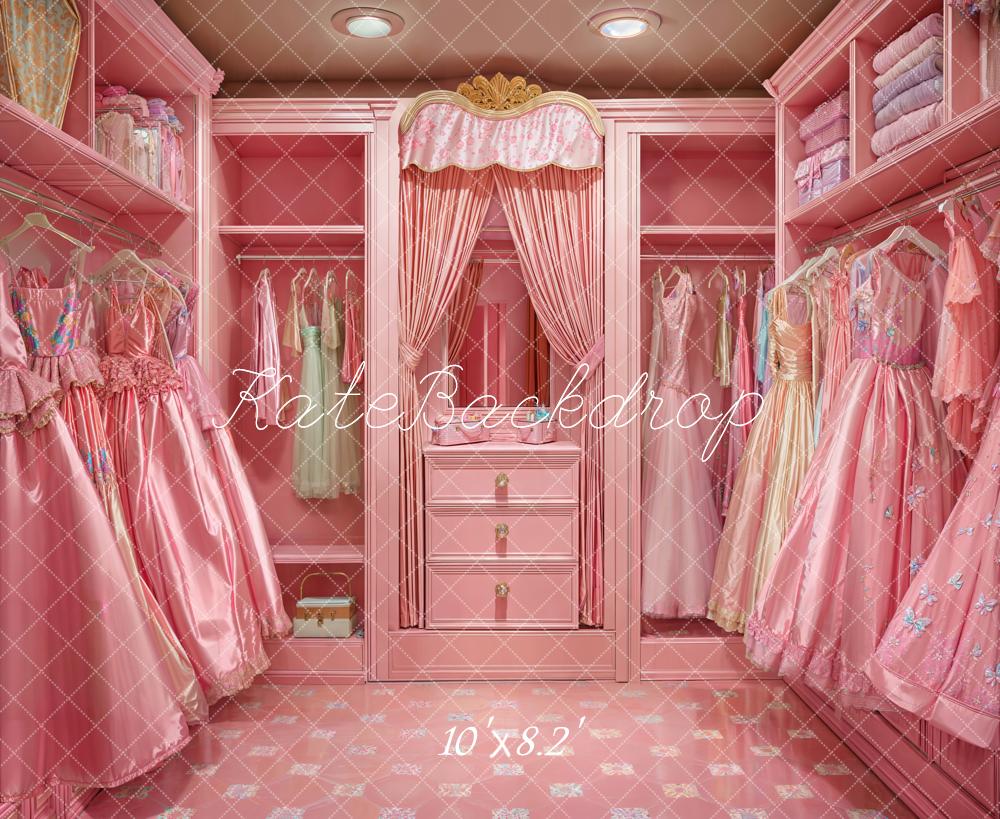Kate Fashion Doll Pink Closet Dress Backdrop Designed by Emetselch - Image 5