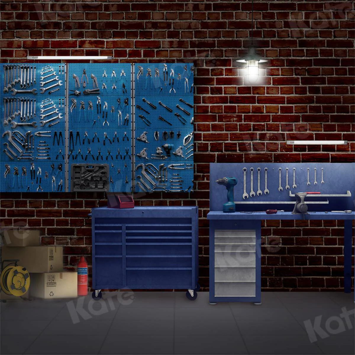 Kate Father's Day Tool Room Backdrop for Photography - Image 3