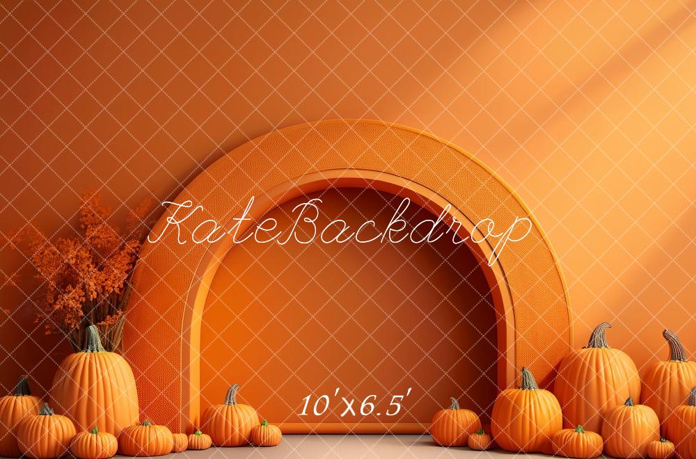 Kate Fine Art Arch Pumpkin Backdrop Designed by Megan Leigh Photography - Image 4