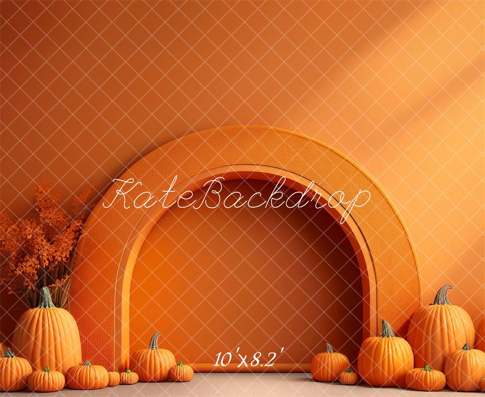 Kate Fine Art Arch Pumpkin Backdrop Designed by Megan Leigh Photography - Image 5