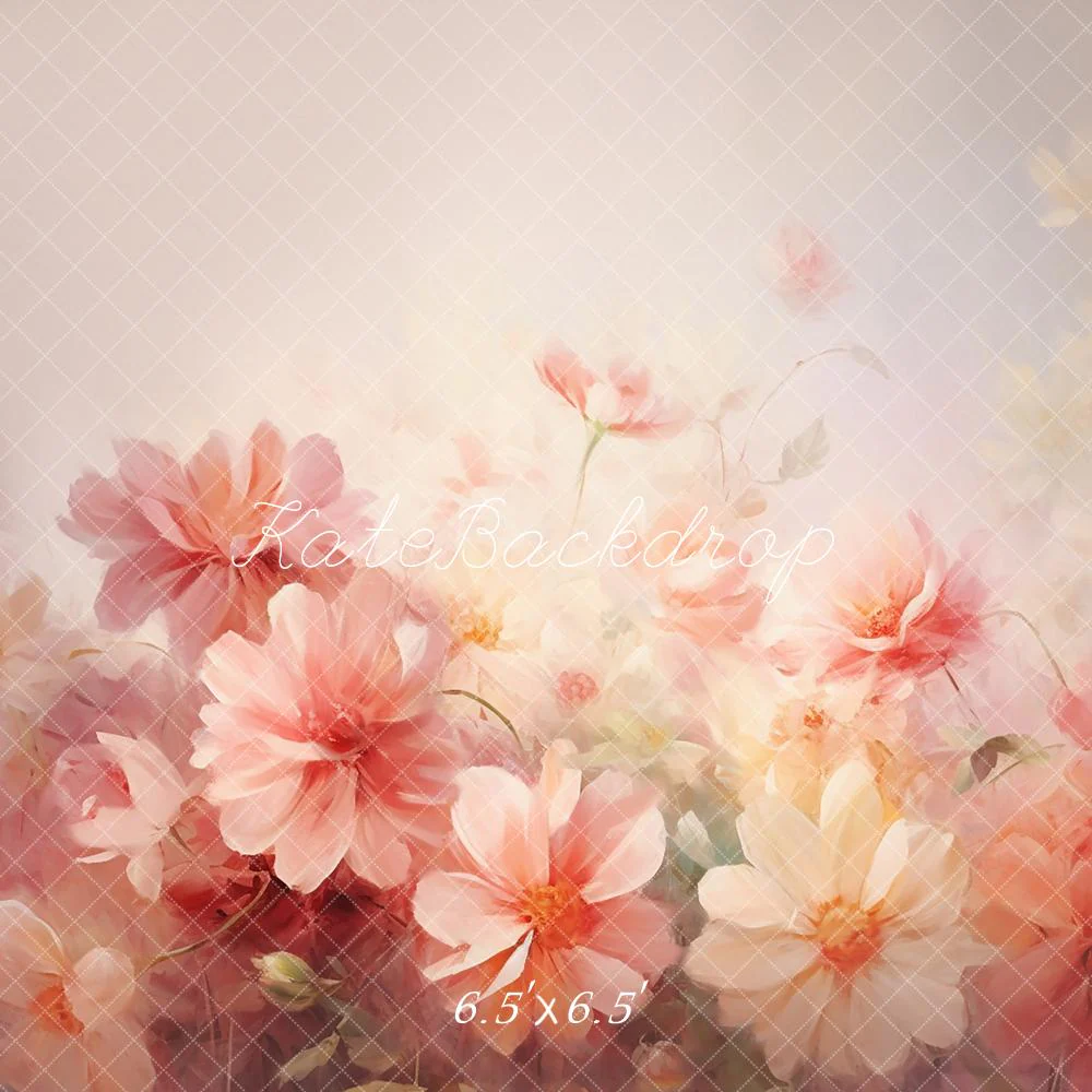 Kate Fine Art Colorful Floral Backdrop Designed by GQ - Image 3