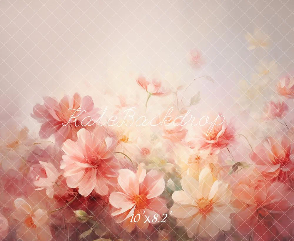 Kate Fine Art Colorful Floral Backdrop Designed by GQ - Image 6
