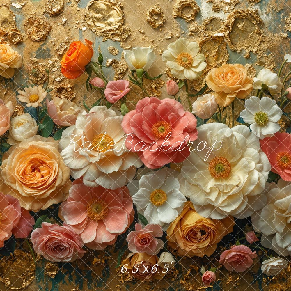 Kate Fine Art Colorful Flower Backdrop Designed by Emetselch - Image 2