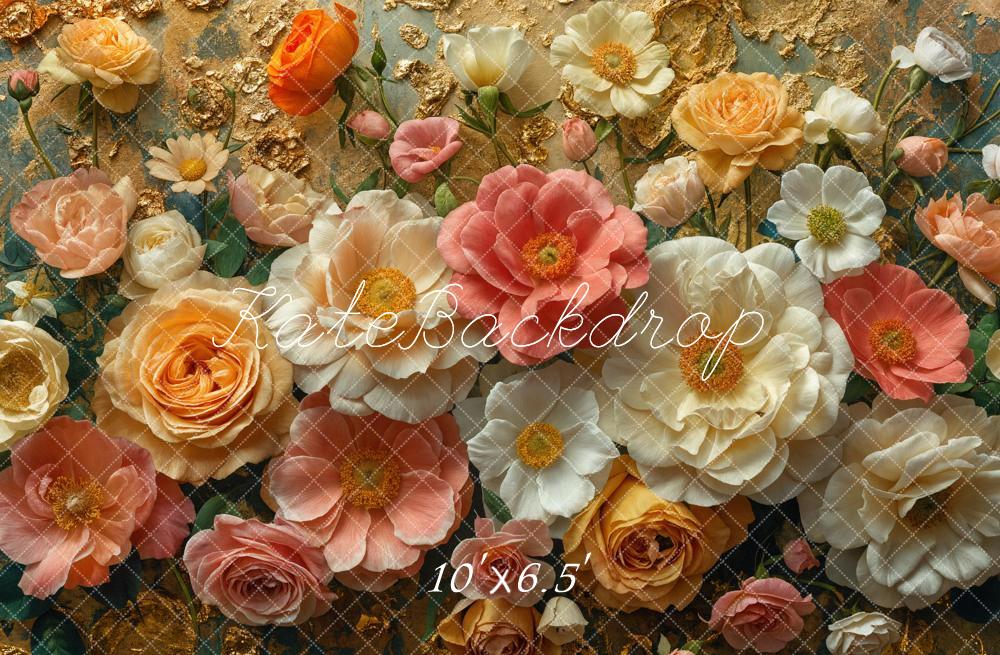 Kate Fine Art Colorful Flower Backdrop Designed by Emetselch - Image 4