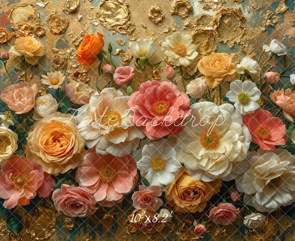 Kate Fine Art Colorful Flower Backdrop Designed by Emetselch - Image 5