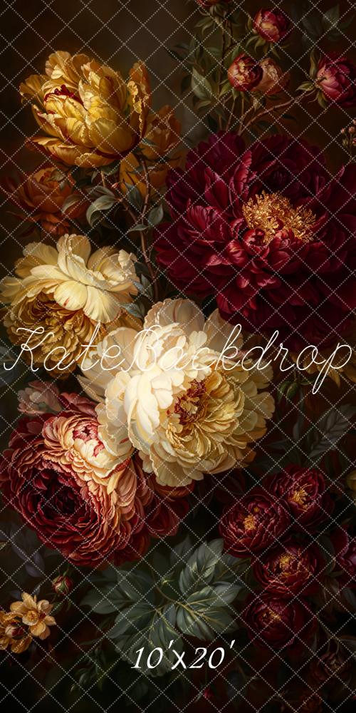 Kate Fine Art Dark Flower Backdrop Designed by Emetselch - Image 5