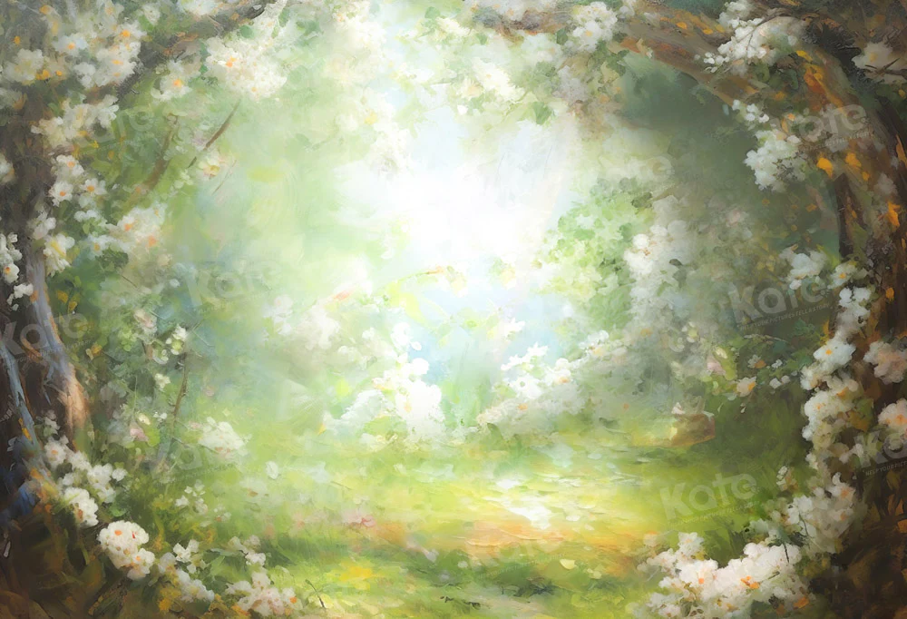 Kate Fine Art Fantasy Forest Floral Summer Backdrop Designed by GQ - Image 2