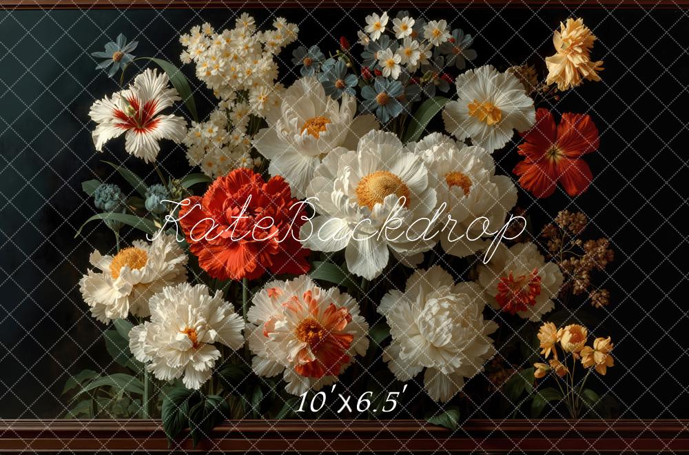 Kate Fine Art Floral Bouquet Backdrop Designed by Mini MakeBelieve - Image 4