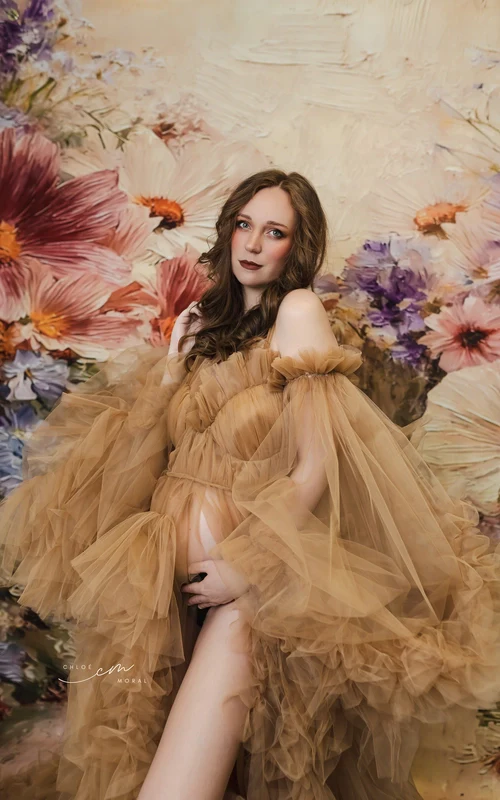 Kate Fine Art Floral Pastel Texture Backdrop Designed by Chain Photography